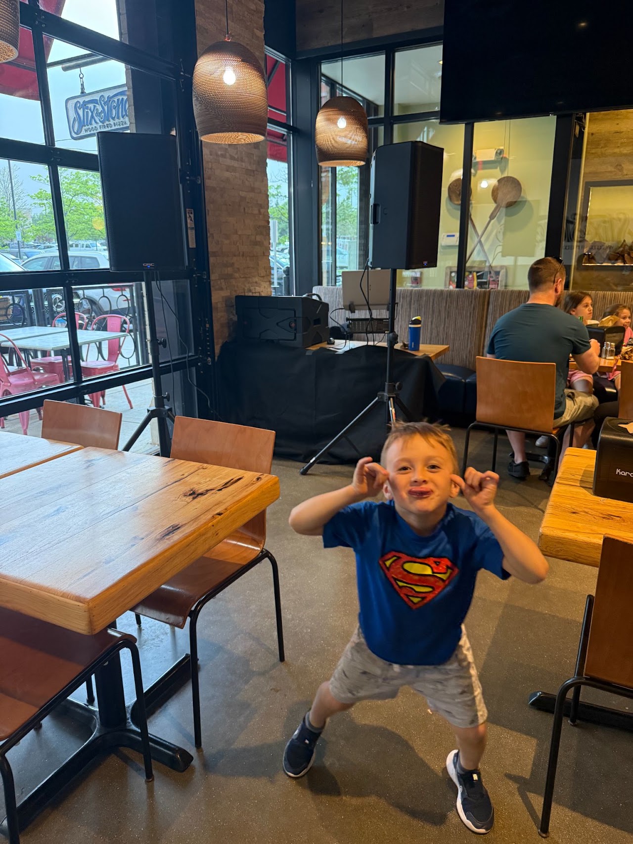 Meet the protégé: DJ Mini Me, also known as DJ Pizza Puff.